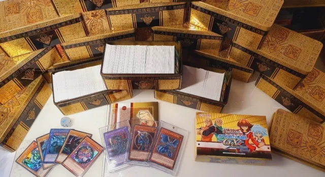 Yu-Gi-Oh! 500 Karten Sammlung! Near Mint Inklusive Leere Tin! Neu! Blitzversand!
