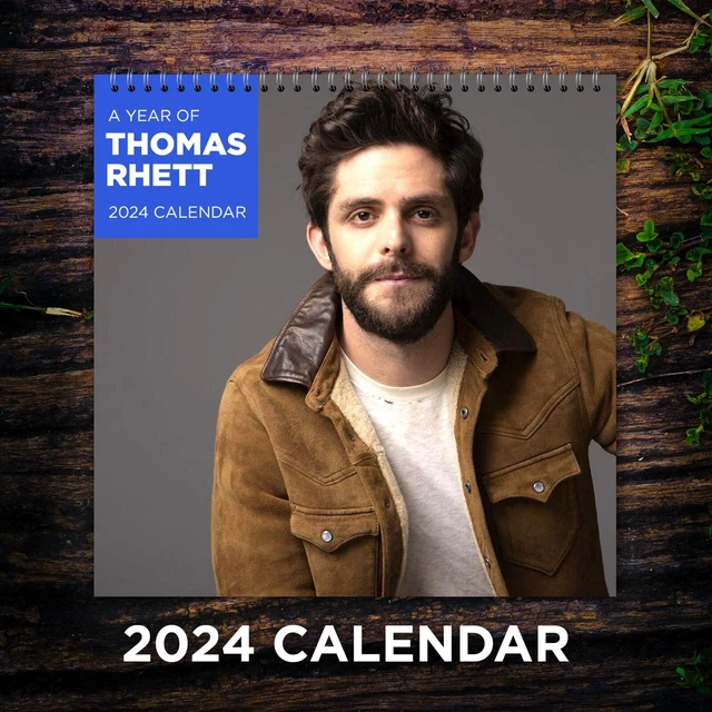 THOMAS RHETT CALENDAR 2024, Thomas Rhett 2024 Celebrity Wall Calendar