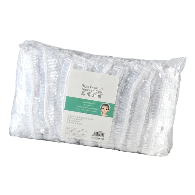 Lot De 100 Bonnets De Bain Jetables Imperméables Extra Larges Pour Homme Femme