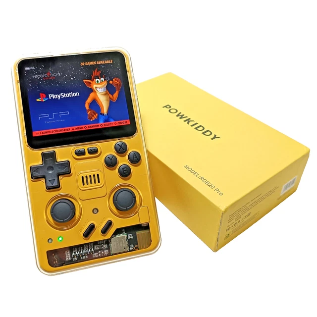 Trimui Smart Pro – Console Rétro Portable 256 Go Avec 13 500+ Jeux, Écran IPS 4,96", WiFi, Bluetooth, Batterie 5000 MAh (Noir)