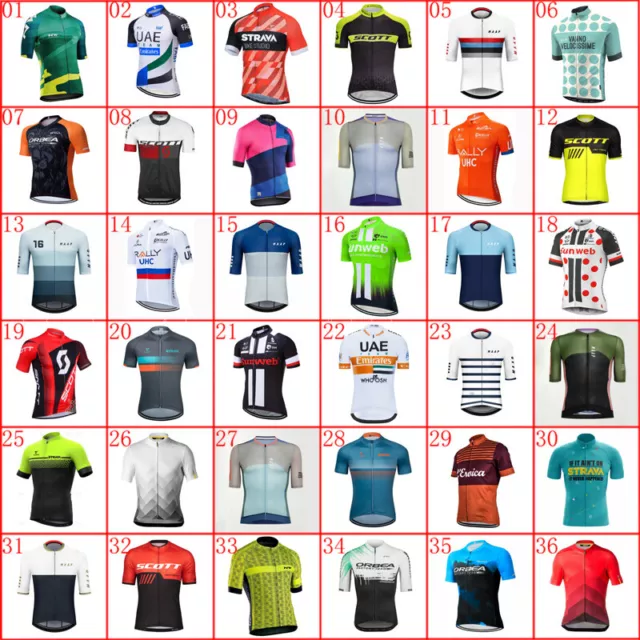 Cycling Short Sleeve Jersey Summer Mens Bike Shirt Bicycle Clothing Biking Tops