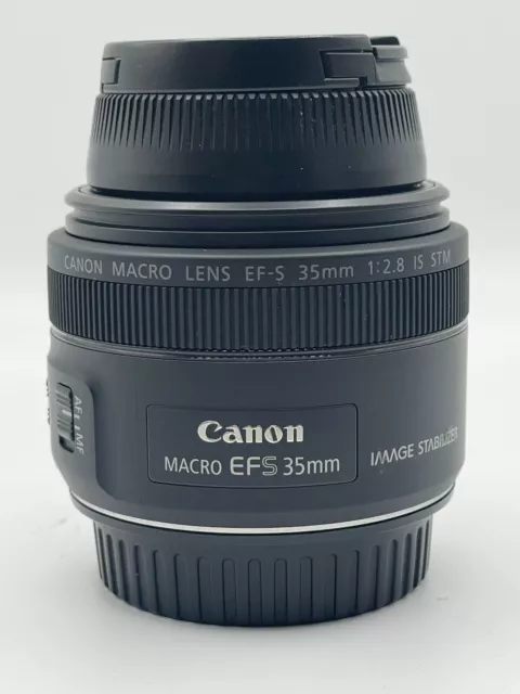 CANON EF-S 35mm 1:2.8 IS STM LENS - VERY GOOD - EFS 35 mm f/2.8 MACRO