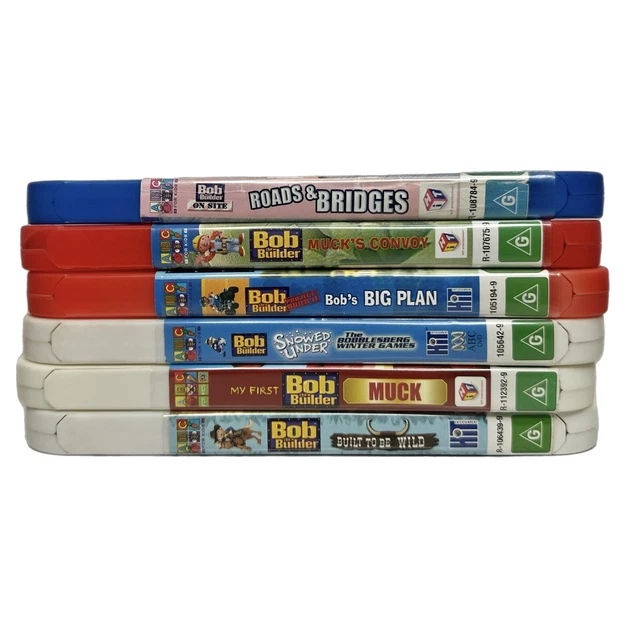 6X BOB THE Builder DVD Bundle of 6 Kids DVDs Region 4 PRE OWNED £28.12 ...