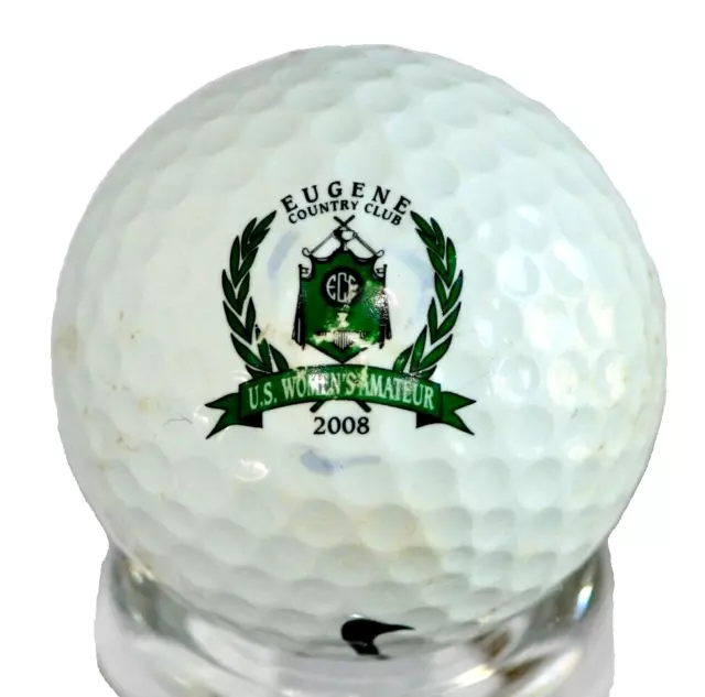 2008 US Women's Amateur Nike Golf Ball * Eugene Country Club Wreath Crest Logo