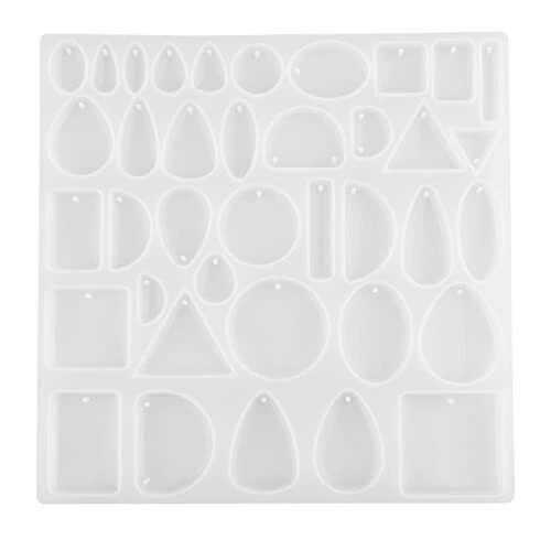 QWORK Grands Moules Rectangle Silicone 24,5 X 17 X 5 Cm Pour Résine Époxy - Plateaux, Plaques Et Décorations DIY