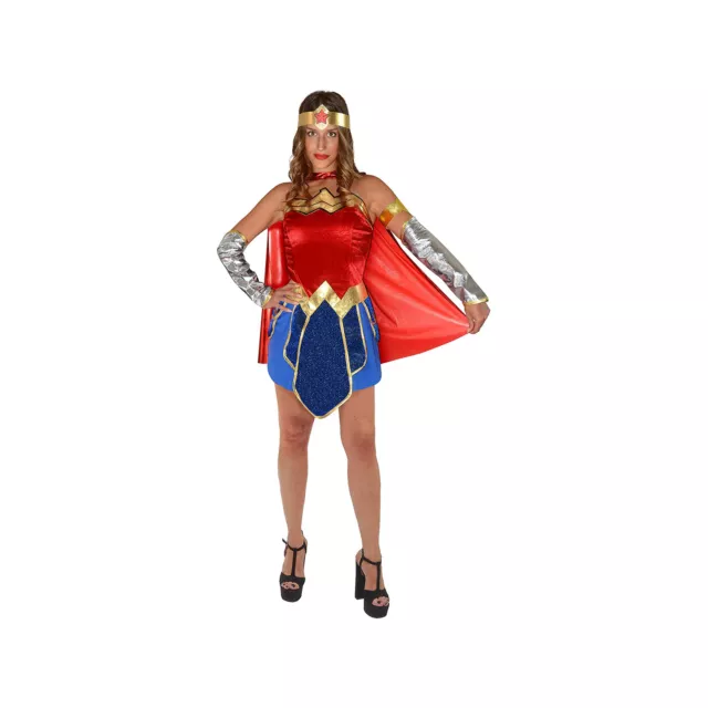 Costume Wonder Woman cosplay carnevale adulti Diana abito completo