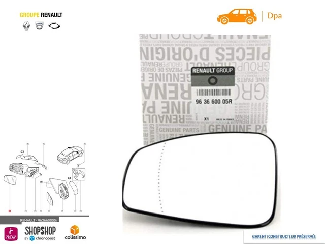 Miroir De Rétroviseur Gauche Origine Ford Pour Sierra MK1 - Référence 83BB17K741AA, Neuf D'origine