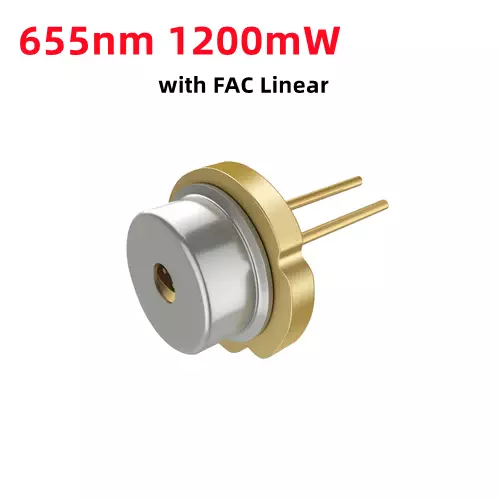 Lasertree 655nm 1200mW High Power Red Laser Diode with FAC Linear
