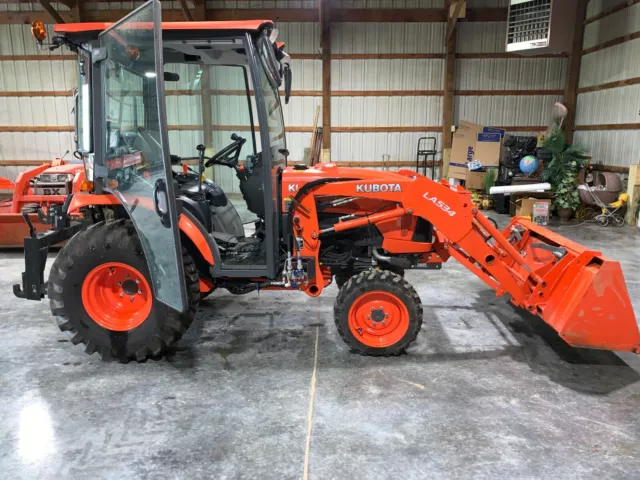2017 Kubota B3350Hsd Tractor W/ Loader  Cab 4X4 Hydro Axu Hydraulics460 Hrs