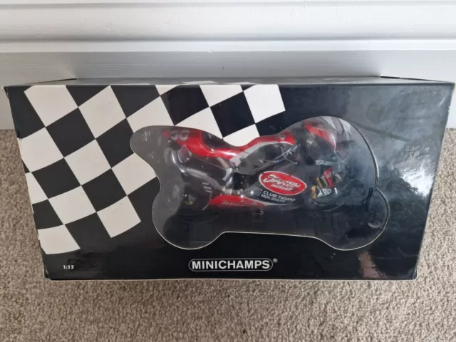 Minichamps 1/12 Ducati Desmosedici 2004 Neil Hodgson D'antin Moto Gp Bike