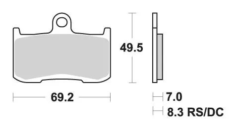 Bremsbeläge Kh347 Racing Dual Carbon Farbe Schwarz Passend Für: Kawasaki Z800/10