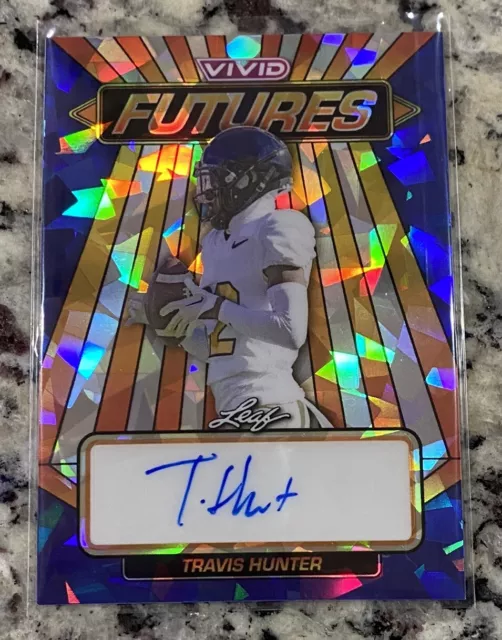 2024 LEAF VIVID Travis Hunter Futures Auto 'd 1/7 Colorado EUR 82