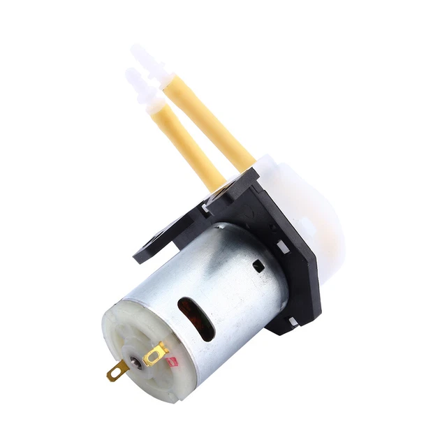 Piccola pompa dosatrice DC 12 V testa dosatrice con connettore misuratore liquido regolabile