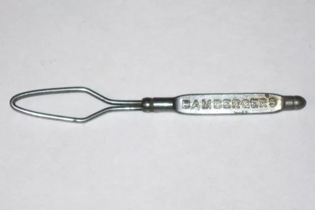 Antique BAMBERGER's FOOT TRAINER SHOES Steel Shoe Button Hook Loop! Early 1900s!