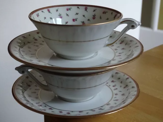 Haviland 2 Anciennes Tasses A Cafe Ou The En Porcelaine De Field