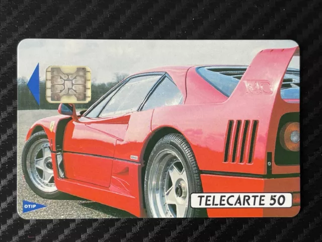 Rare Télécarte 50 Ferrari F40 Otip D577 1000Ex 02/1991