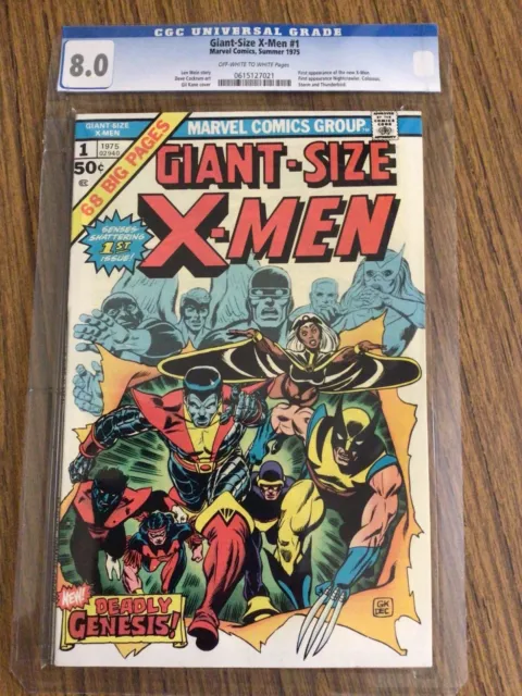 Giant -Size X-Men #1 1st New X-Men! CGC 8.0 OW-W Pages **PLEASE READ DETAILS