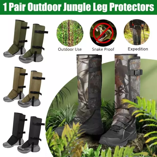 Wasserdicht Gamaschen Wandern Outdoor Nässeschutz Schnee Jagd Klettern Gaiters