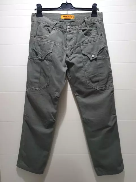 Pantalone Uomo Verde Tasconi 44 Tuken Jeans