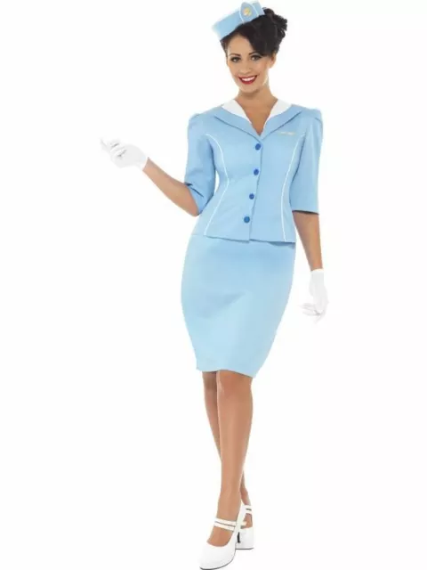 Donna Air Hostess Costume Sexy Uniforme Halloween Festa Adulti