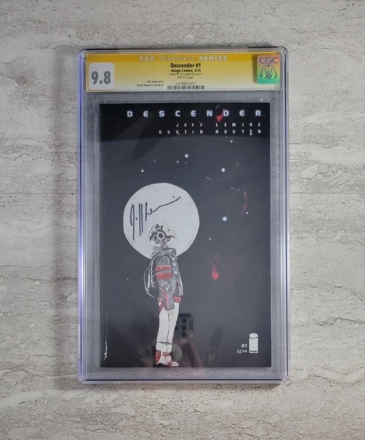 Descender #1 Jeff Lemire Signed Image Comics CGC 9.8 Near Mint