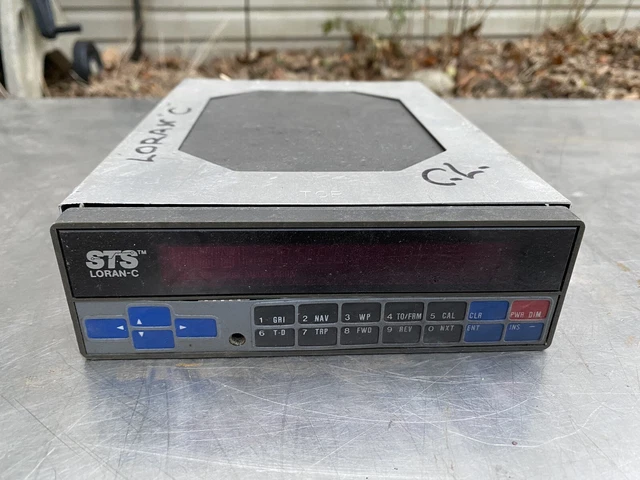 Sts LORAN-c Receiver Tray Aviation Airplane Plane Gauge Hyperbolic Radio
