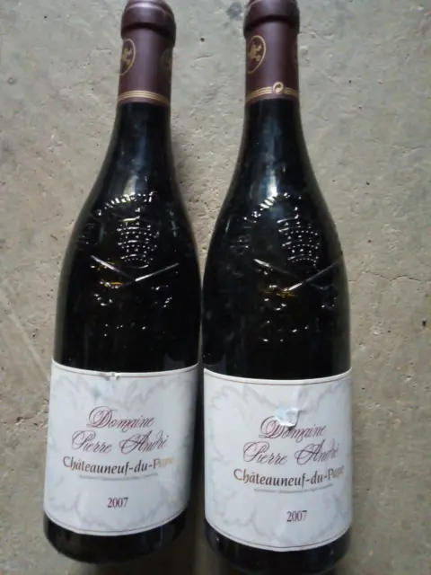 2 Châteauneuf du Pape 2007 p.Andre