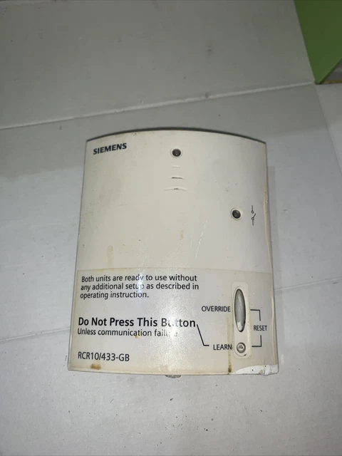 Siemens Rcr10 433 Siemens Rdh10rf Thermostat Termostato Ambiente