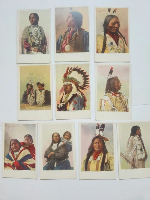10 1904 F.A. Rinehart Native American Postcards