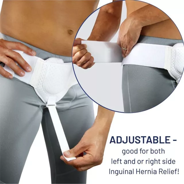 Hernia Belt - Double Inguinal Groin Hernia Support Truss Brace