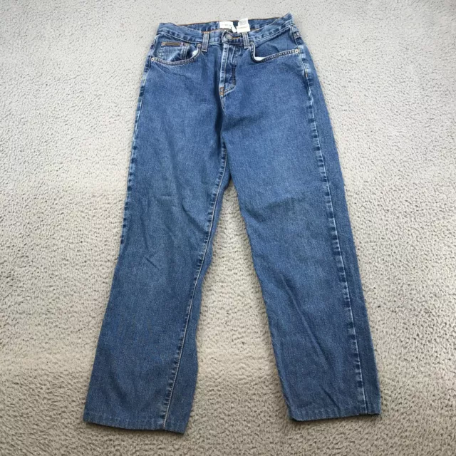 Vintage Calvin Klein Jeans Womens 3 Blue Denim 90s 27in Inseam Straight 46090