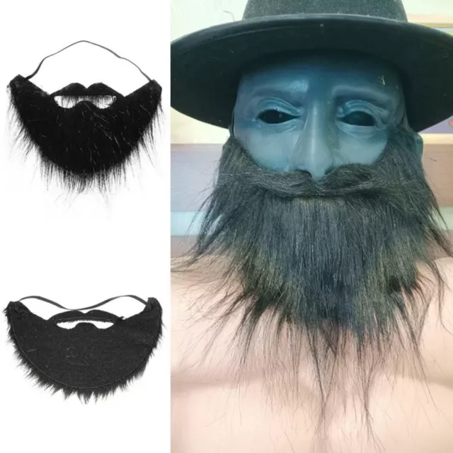 Realistic Realistic Fake Beard Artificia Halloween Fake Mustache   Prom