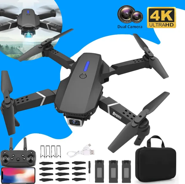 Drone RC con cámara plegable FPV dron niños cuadricóptero HD dron para principiantes