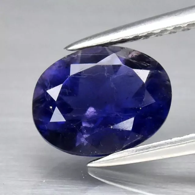 ★★ RARE !!  JOLIE IOLITE VIOLETTE BLEUE DE NAMIBIE : 1,29 CARAT ★★ p308.161t