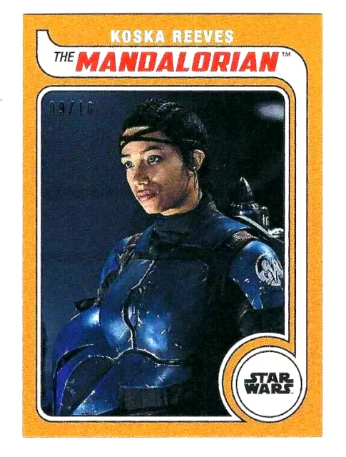 STAR WARS TBT Bronze KOSKA REEVES  NO.96 CARD 9/10 THE MANDALORIAN TOPPS