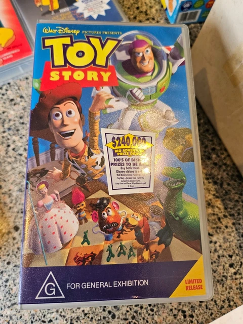 Toy Story VHS Movie Video Cassette Tape