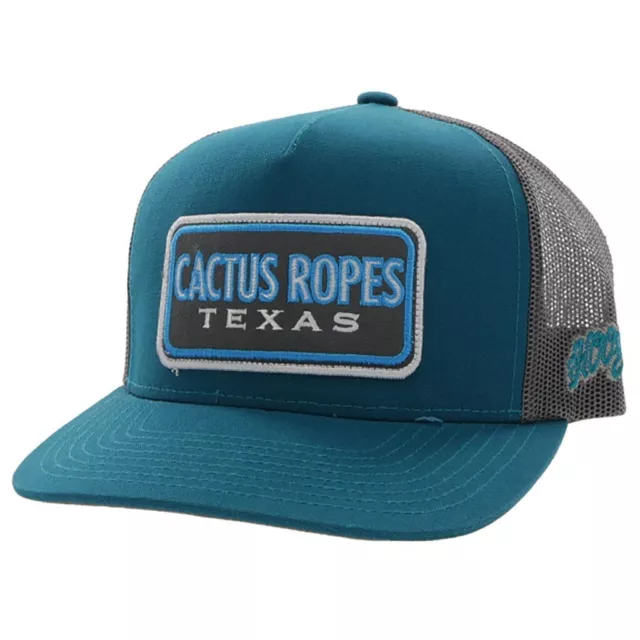 Hooey Men's Cactus Ropes 5-panel Blue & Grey Trucker Cap CR078