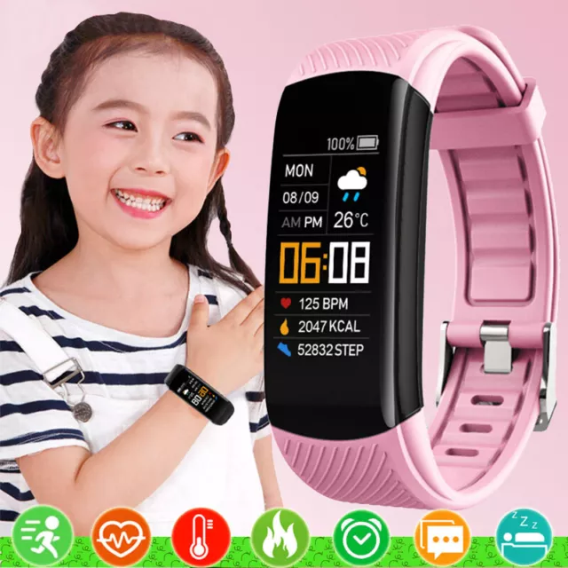 Kids Smart Watch Blood Pressure Heart Rate Sport Smartwatch Fitness Tracker