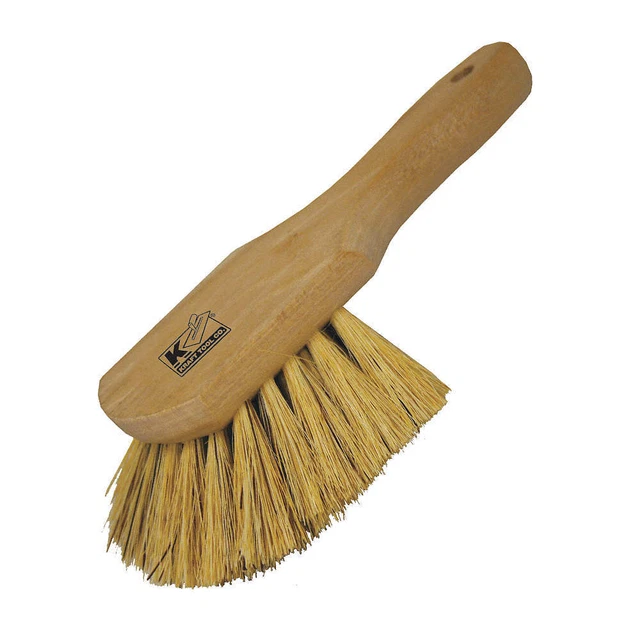 KRAFT TOOL BL436 Masonry Hand Brush,8 in,Palmyra/Tampico