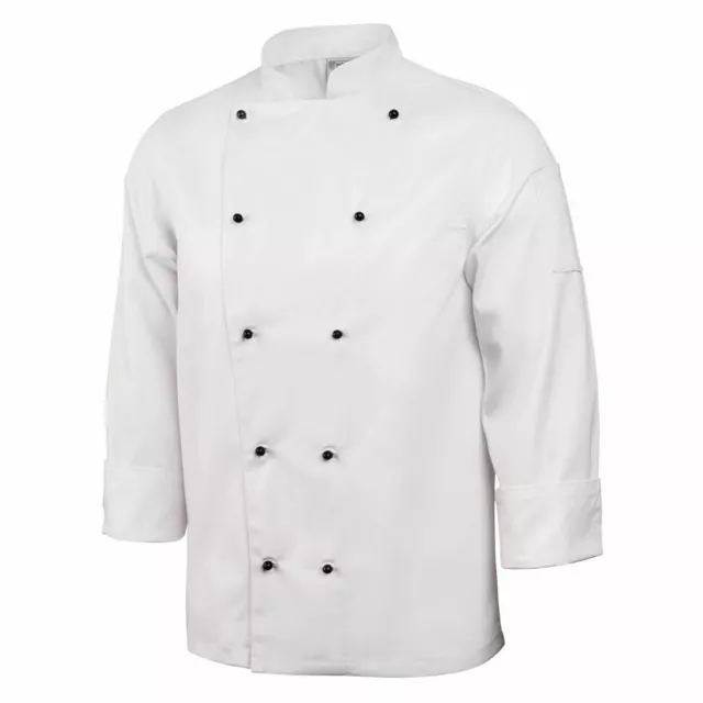 Whites Chicago Unisex Chef Jacket Long Sleeve White M