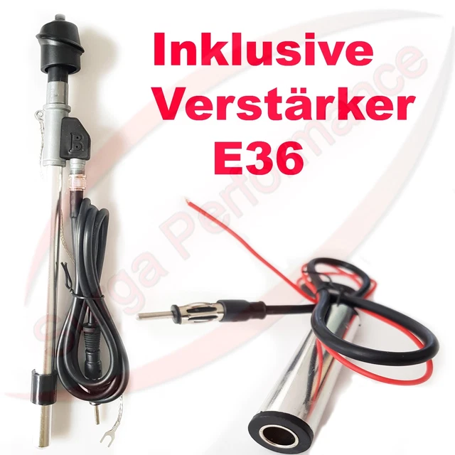 Antenne Télescopique DIN Pour BMW E30 - Neuf D'Origine - Antenne De Véhicule