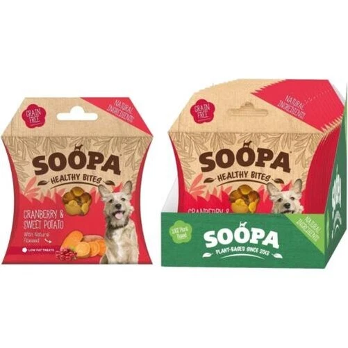 Soopa Arándano & Sweet Patata Perro Tratar Merienda sin Grano Natural Sano Cebos