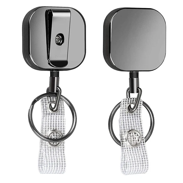 1 pz distintivo infermiere quadrato retrattile clip mulinello distintivo medico porta carta d'identità*/t
