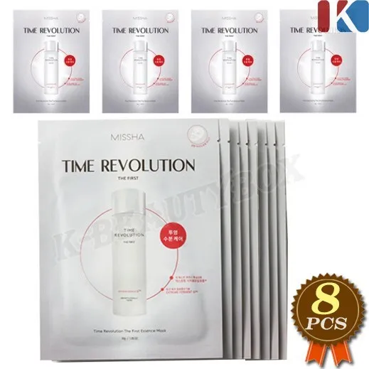 MISSHA Time Revolution The First Essence Mask 30g x 8pcs Mask Sheets K-Beauty
