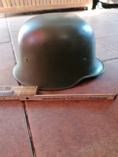 Helm WK2  Stahlhelm Wehrmacht Feuerwehr ?  Dachbodenfund