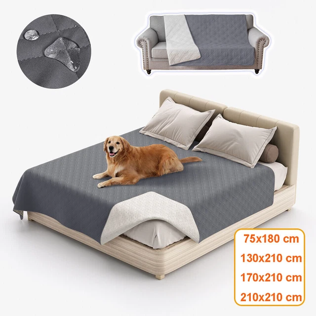 Waterproof Bedspread Quilted Bed Covers Pet Mattress Protector Sofa Mat Blanket