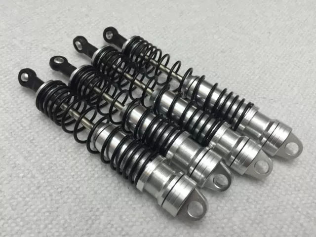 Front & Rear Aluminum SHOCK DAMPER HPI 1/8 Trophy Buggy 3.5 Silver !!