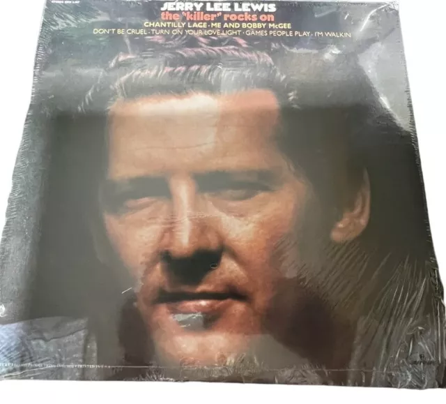 Álbum LP - Jerry Lee Lewis - ""The Killer Rocks On"" - Mercury Records - 1972-EX