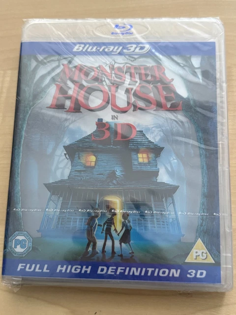 MONSTER HOUSE (BLU-RAY 3D, 2010) - New & Sealed £4.95 - PicClick UK