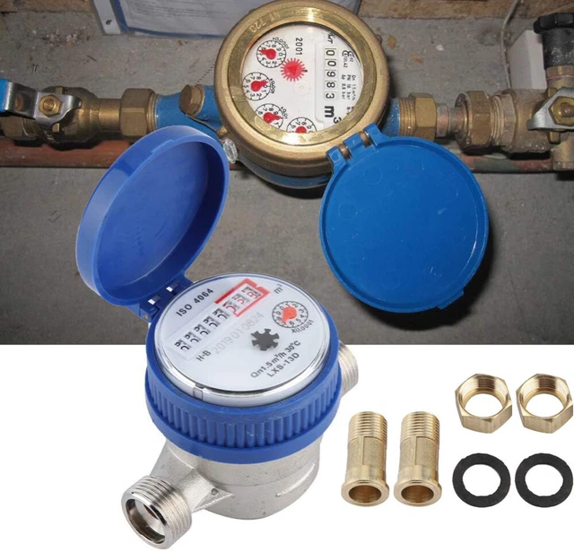 CONTATORE ACQUA FREDDA 15 Mm Contatore Rubinetto 1 2 Attualmente contatore-acqua-fredda-15-mm-contatore-rubinetto-1-2-attualmente